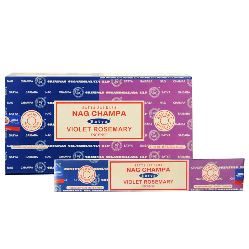 Nag Champa + Violet Rosemary