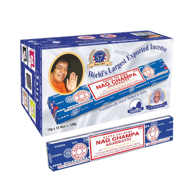 Incienso Nag Champa Divine Karma 15 g Satya