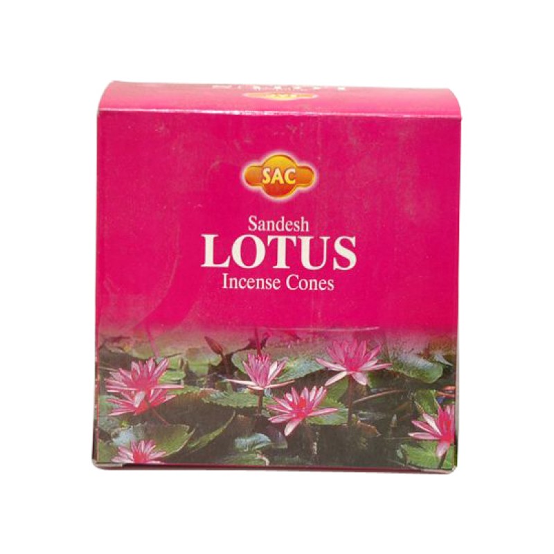 Sandesh Lotus Incense Cones