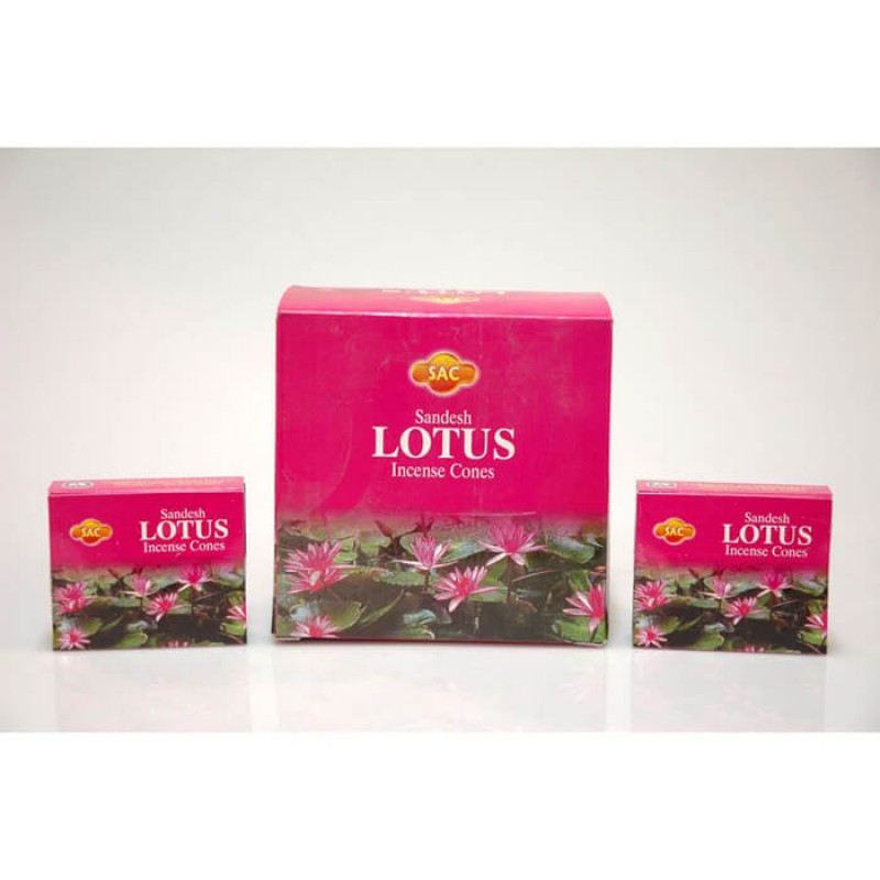 Sandesh Lotus Incense Cones