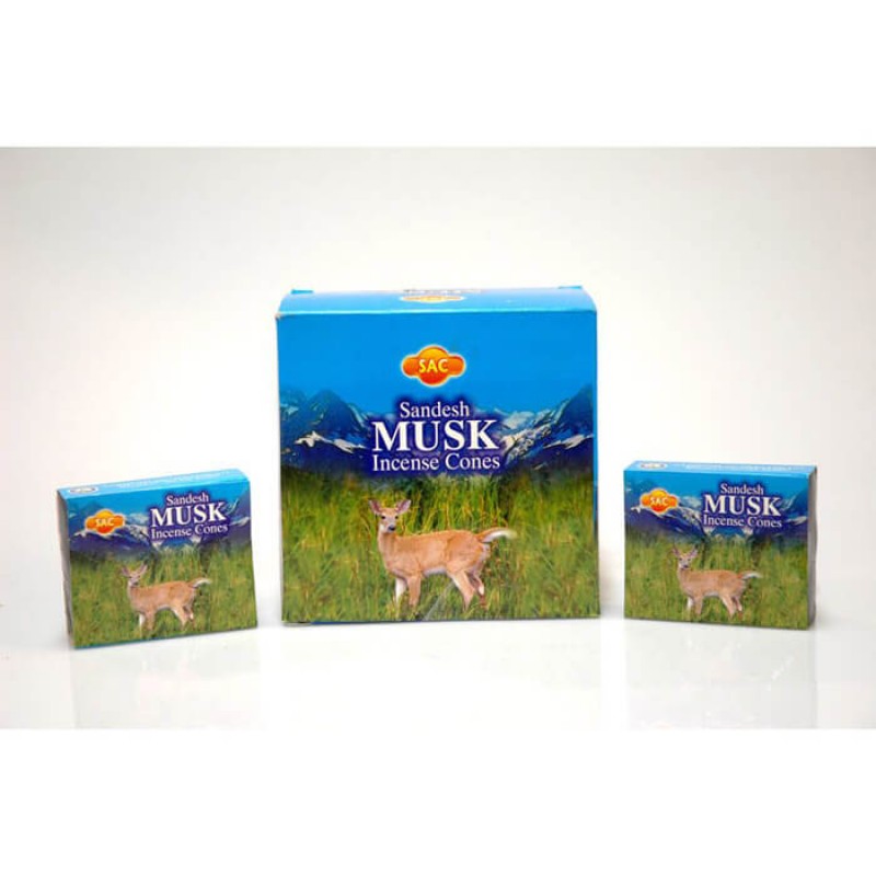 Sandesh Musk Incense Cones